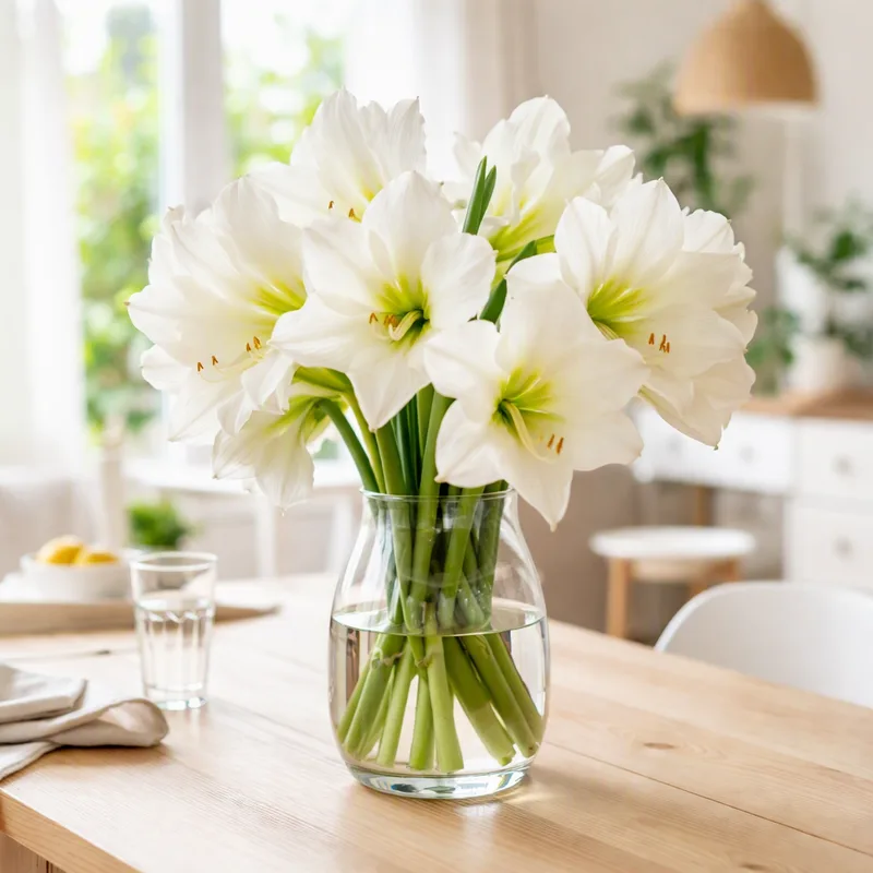 Amaryllis - blanc - image 2