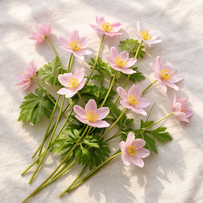 Anémone des bois - rose - image 4