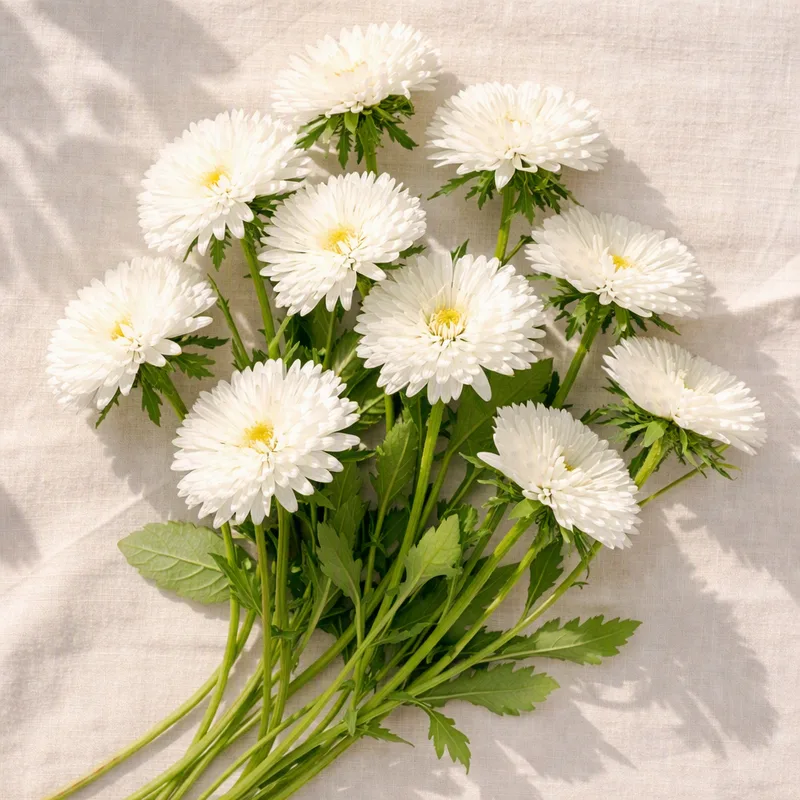 Aster d'été - blanc - image 4