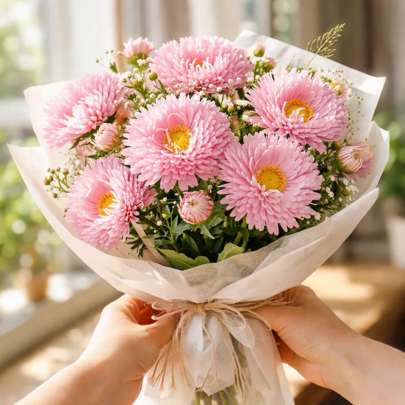Aster d'été - rose - image 3