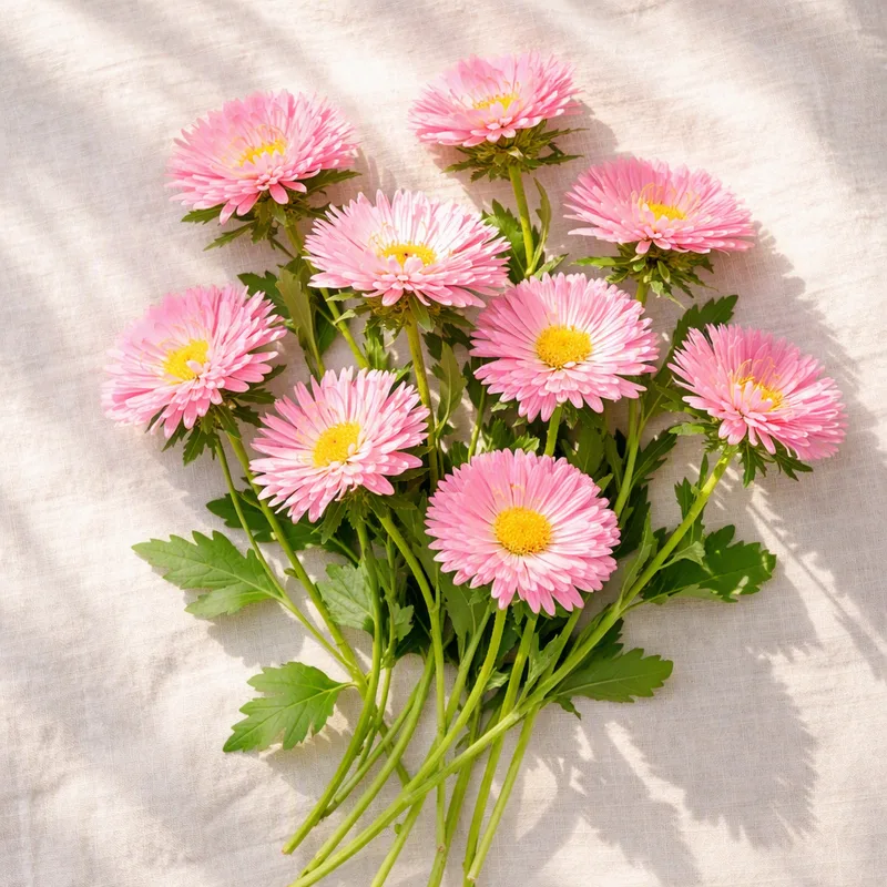 Aster d'été - rose - image 4