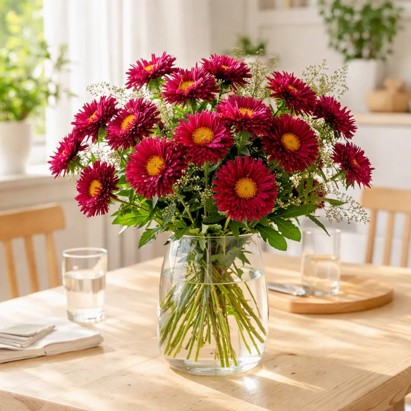 Aster - rouge - image 2
