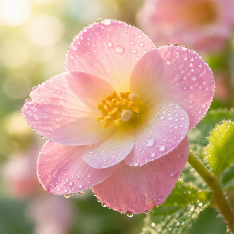 Bégonia - rose