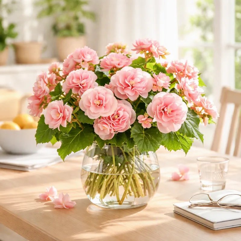 Bégonia - rose - image 2