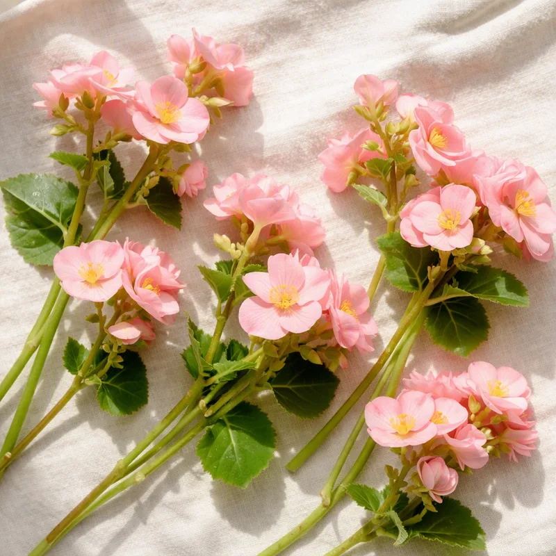 Bégonia - rose - image 4
