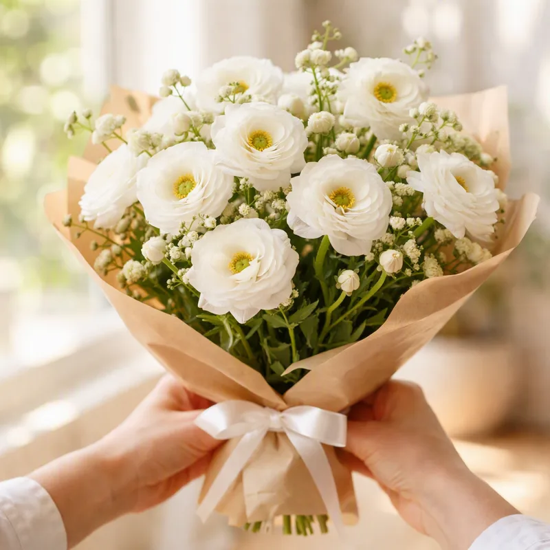 Bouton d'or - blanc - image 3