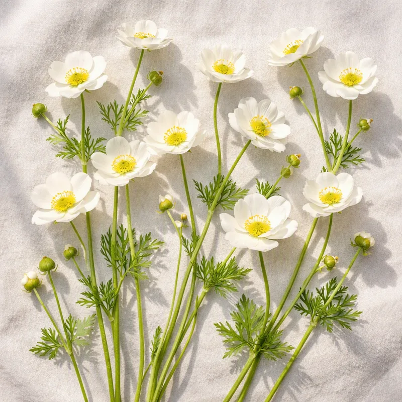 Bouton d'or - blanc - image 4