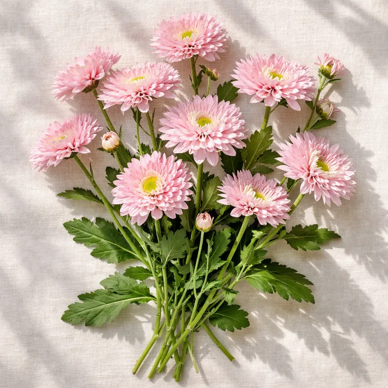 Chrysanthème - rose - image 4