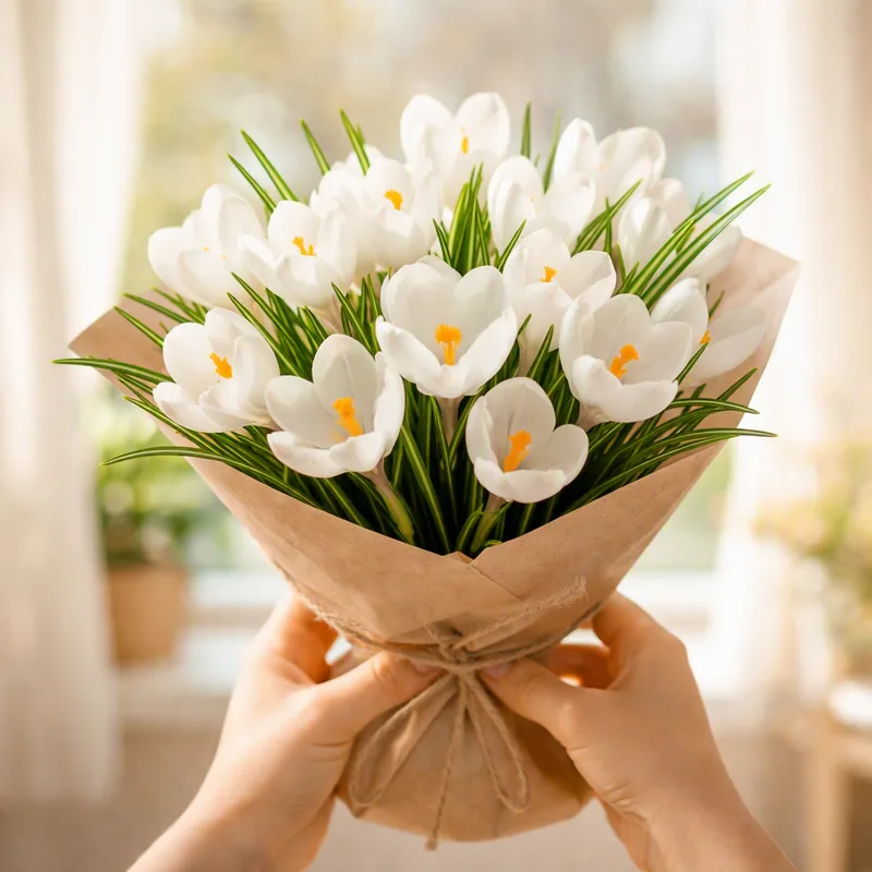Crocus - blanc - image 3