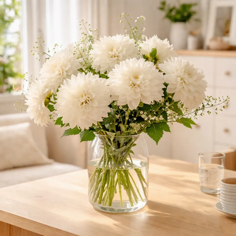 Dahlia - blanc - image 2