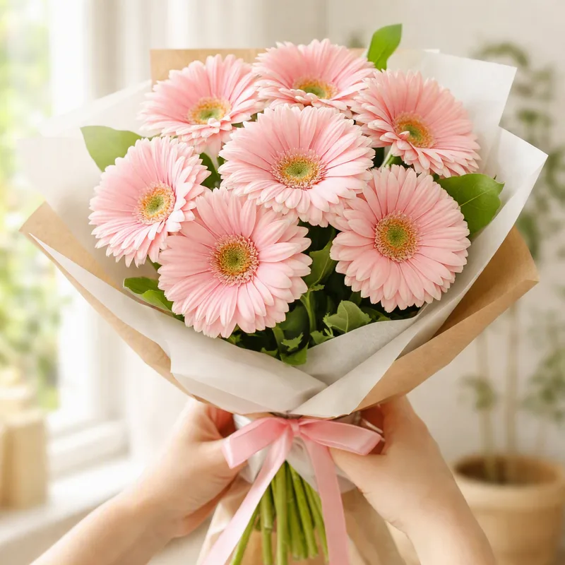 Gerbera - rose - image 3