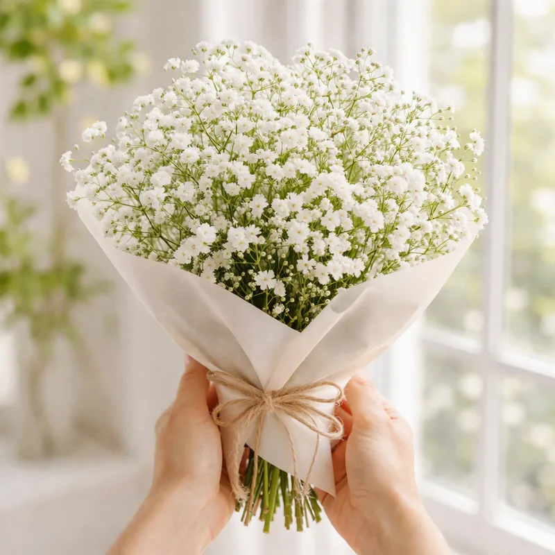 Gypsophile - blanc - image 3