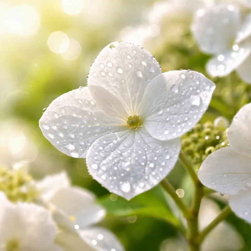 Hortensia - blanc