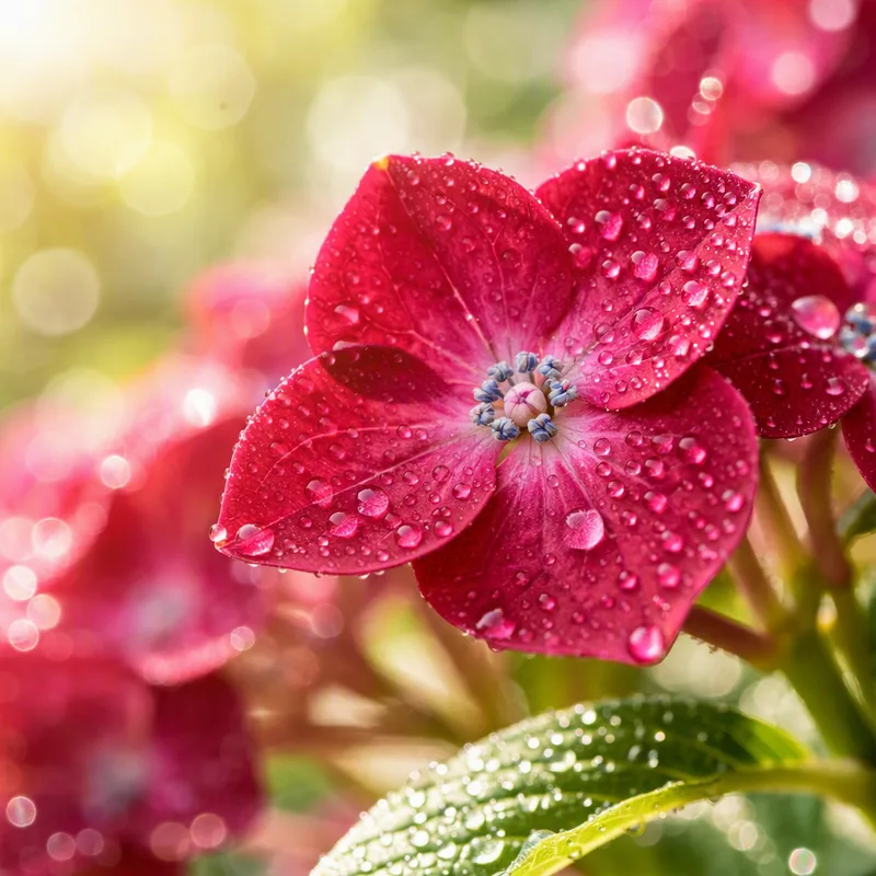 Hortensia - rouge