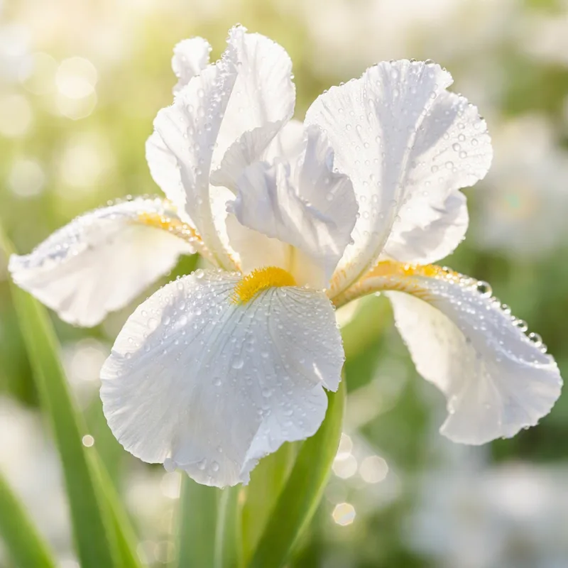 Iris - blanc