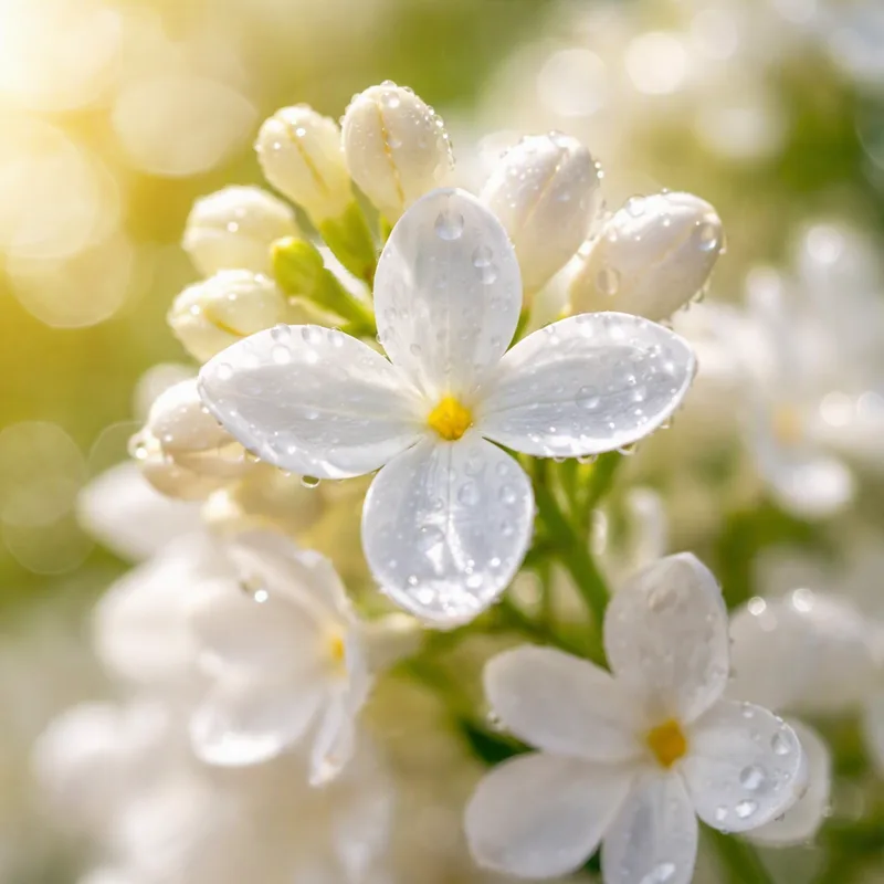 Lilas - blanc