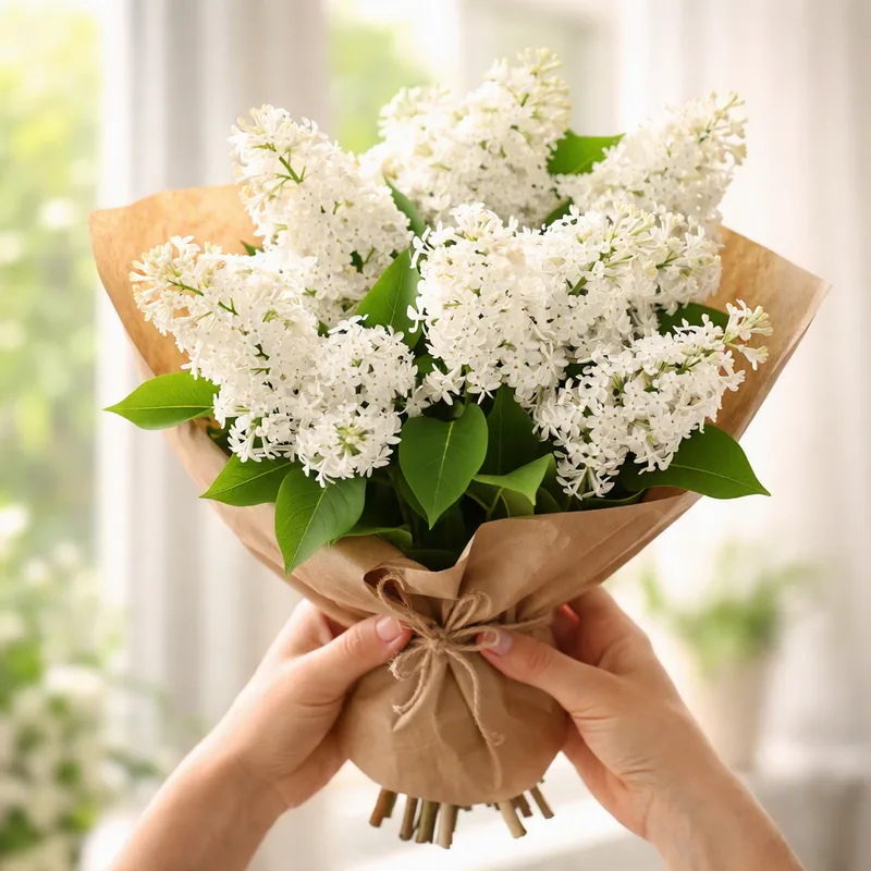 Lilas - blanc - image 3