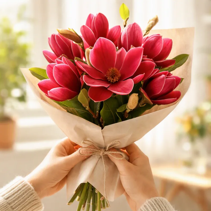 Magnolia - rouge - image 3