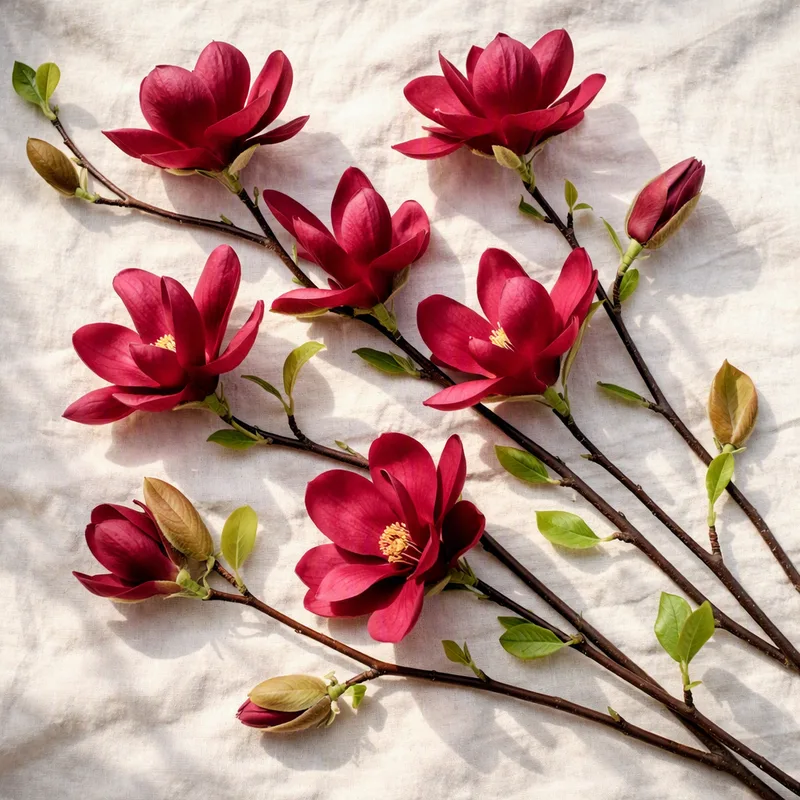 Magnolia - rouge - image 4