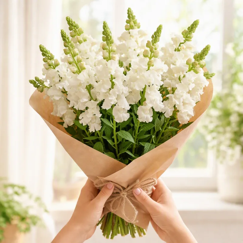 Muflier - blanc - image 3