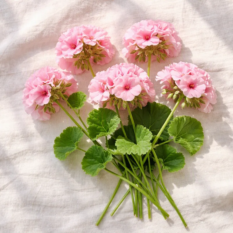Pélargonium - rose - image 4