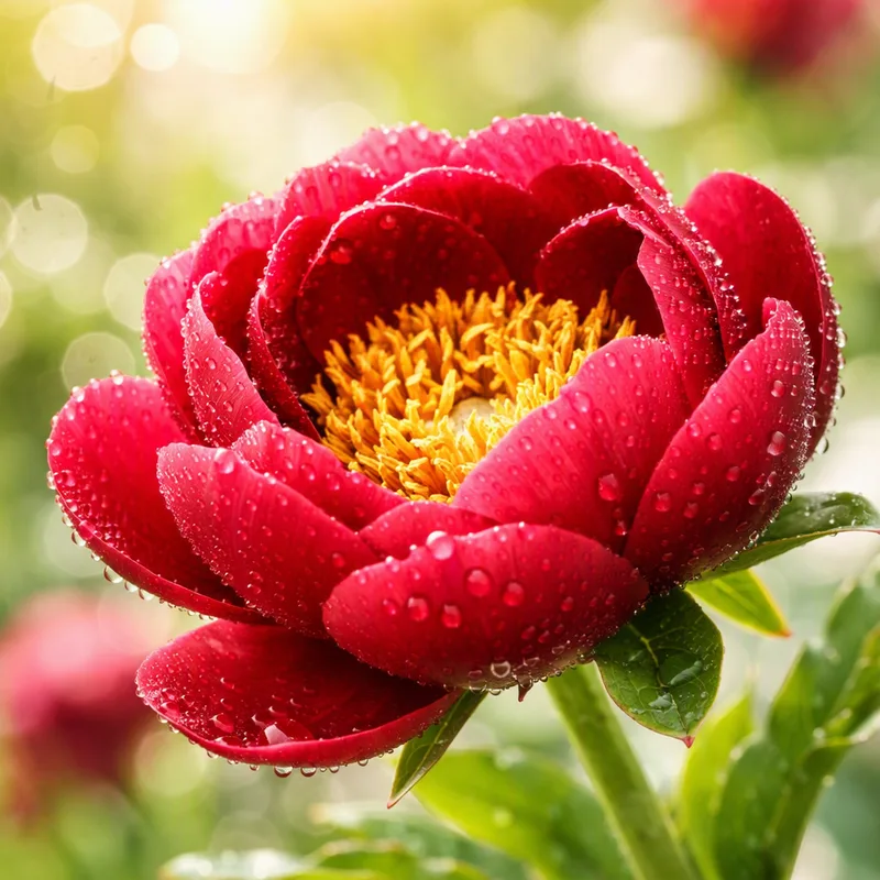 Pivoine - rouge