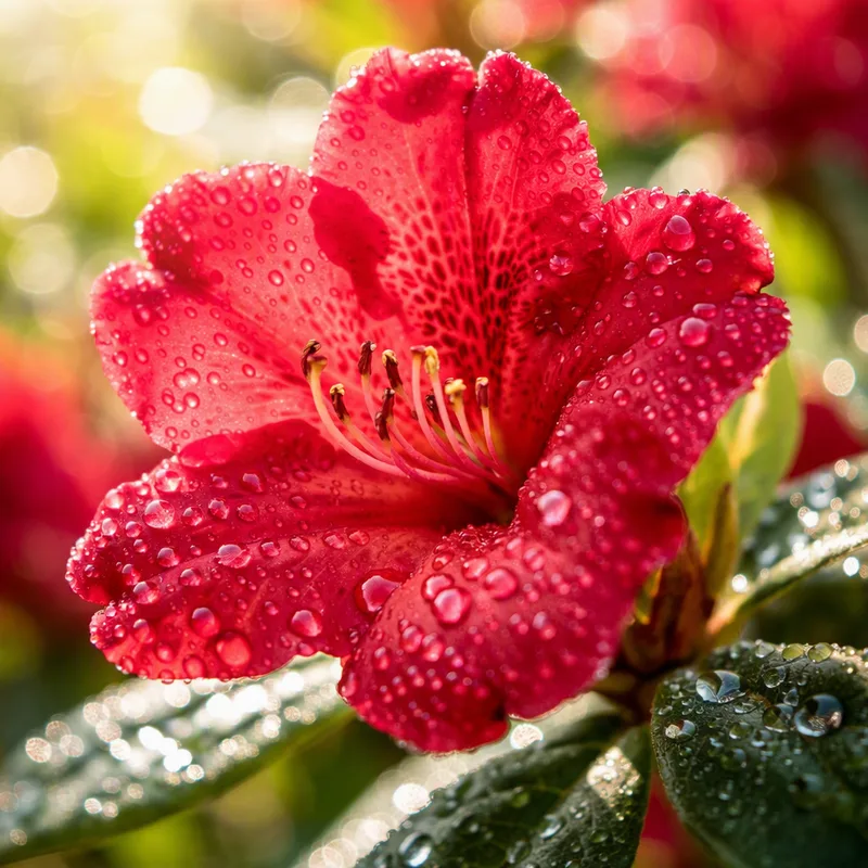 Rhododendron - rouge