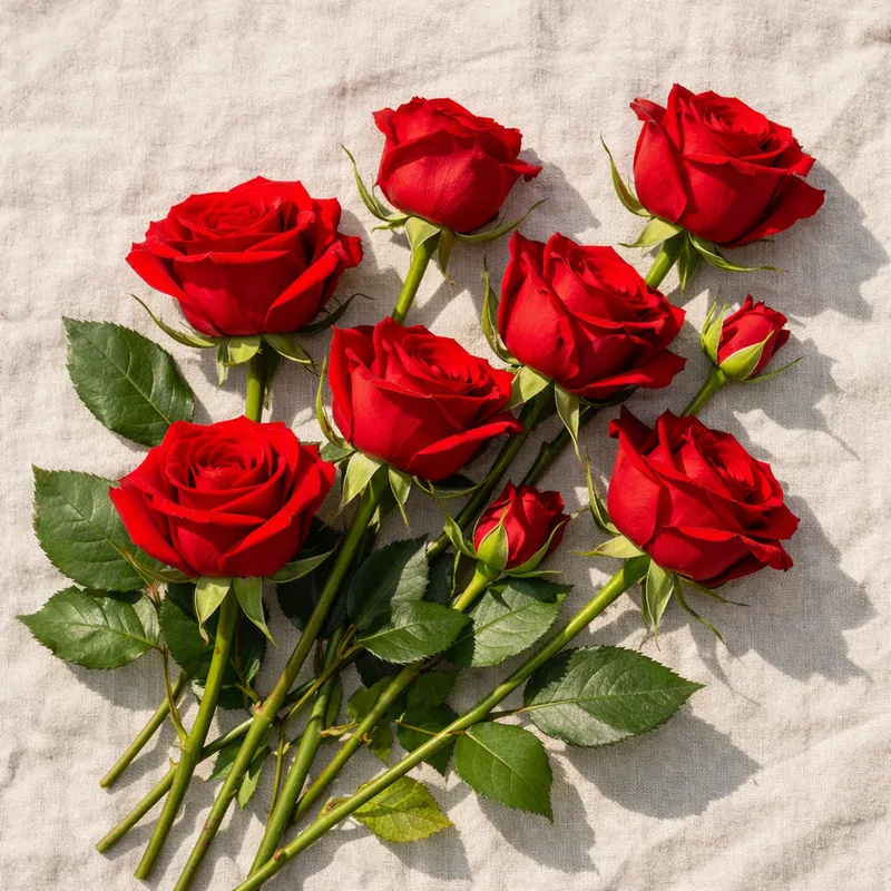 Rose - rouge - image 4