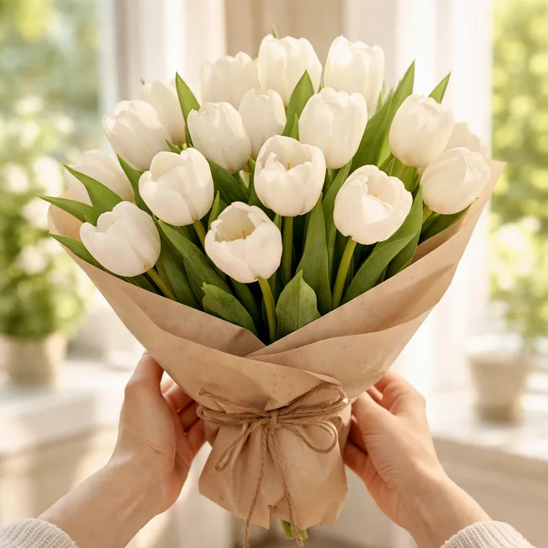 Tulipe - blanc - image 3