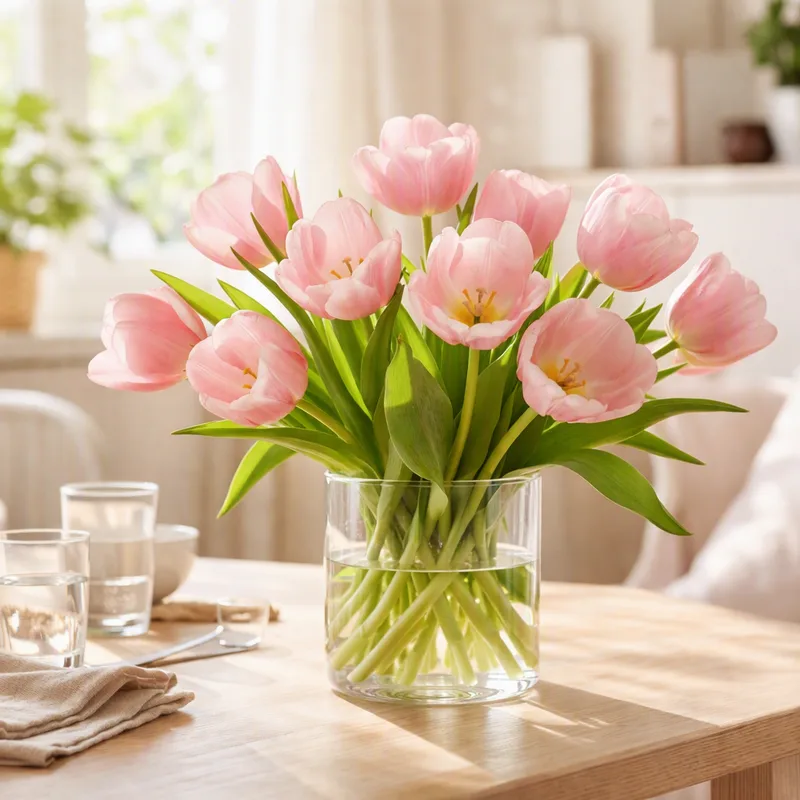 Tulipe - rose - image 2