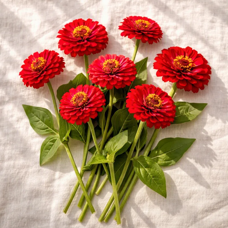 Zinnia - rouge - image 4